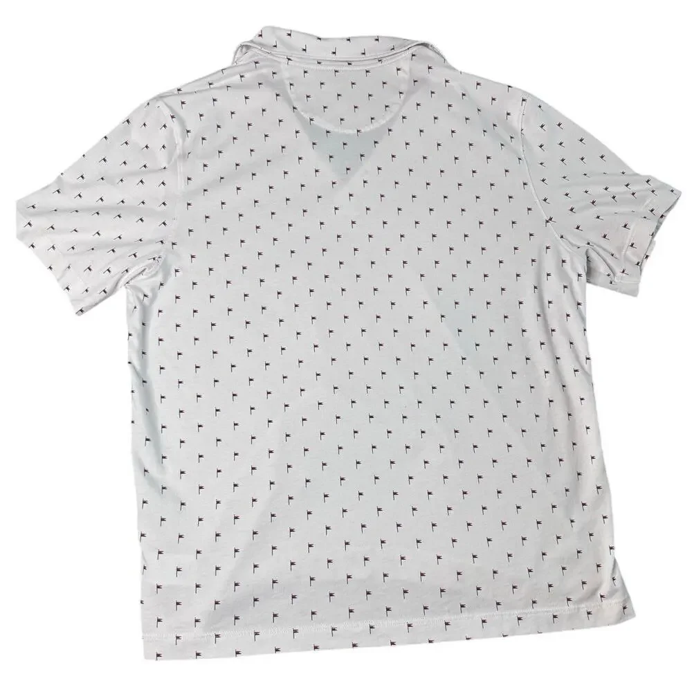 Untuckit Pourret Mens Short Sleeve Polo Size Large - Picture 2 of 7